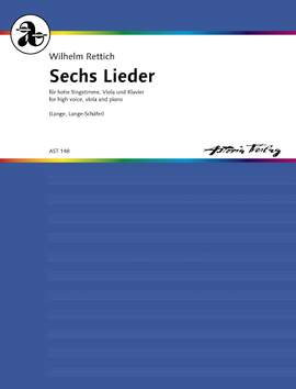 Rettich, Wilhelm: Sechs Lieder op. 176