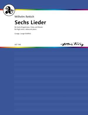 Rettich, Wilhelm: Sechs Lieder op. 176