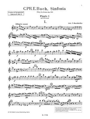 Bach, Carl Philipp Emanuel: Gradus ad Symphoniam Beginner's level Band 10 Wq 174