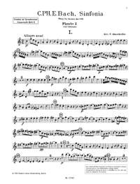 Bach, Carl Philipp Emanuel: Gradus ad Symphoniam Beginner's level Band 10 Wq 174