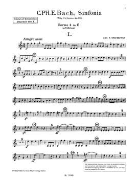 Bach, Carl Philipp Emanuel: Gradus ad Symphoniam Beginner's level Band 10 Wq 174