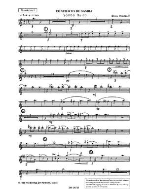 Wuesthoff, Klaus: Concierto de Samba
