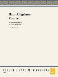 Ahlgrimm, Hans: Concerto D minor