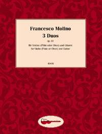 Molino, Francesco: 3 Duos op. 61