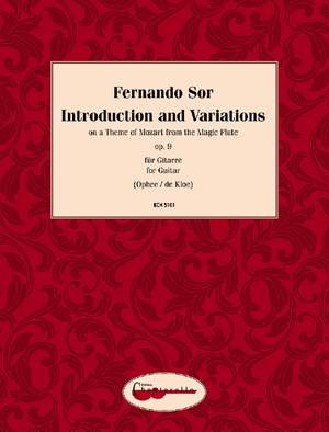 Sor, Fernando: Introduction et Variations op. 9