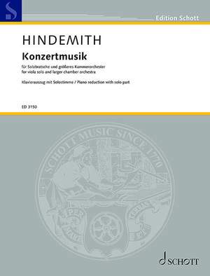 Hindemith, Paul: Konzertmusik op. 48