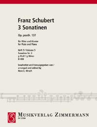 Schubert, Franz: 3 Sonatinas Heft 3 op. posth. 137 D 408