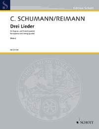 Schumann, Clara: Drei Lieder