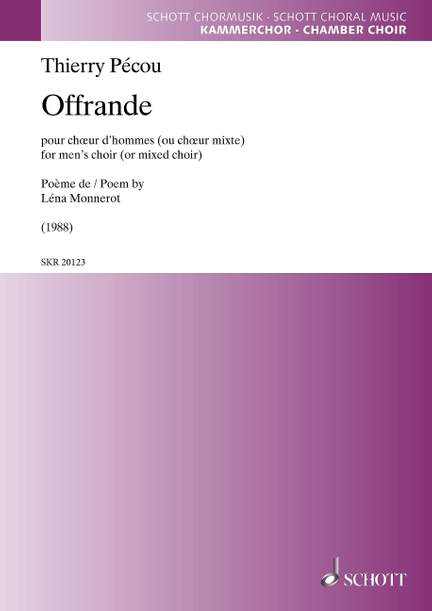 Pécou, Thierry: Offrande