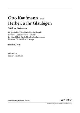 Kaufmann, Otto: O come, all ye faithful