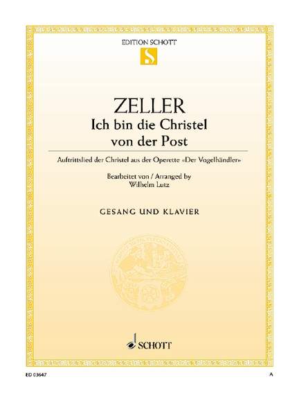 Zeller, Carl: Ich bin die Christel von der Post
