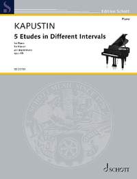 Kapustin, Nikolai: 5 Etudes in Different Intervals op. 68