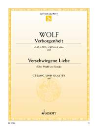 Wolf, Hugo Philipp Jakob: Verborgenheit / Verschwiegene Liebe