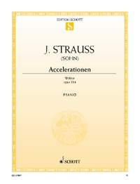 Strauß (Son), Johann: Accelerationen op. 234
