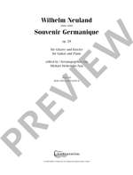 Neuland, Wilhelm: Souvenir Germanique op. 29 Product Image