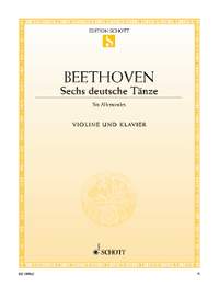 Beethoven, Ludwig van: Deutsche Tänze