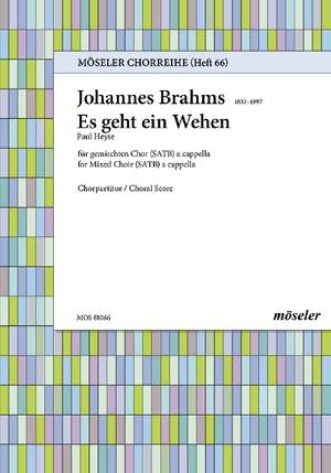 Brahms, Johannes: A sigh goes stirring through the wood 66 op. 62,6