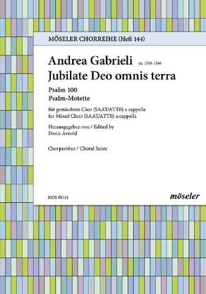 Gabrieli, Andrea: Make a joyful noise to the Lord, all the earth 144