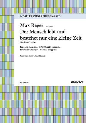 Reger, Max: The man lives and subsists only a short time 197