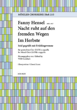 Hensel, Fanny: Two choral songs 233