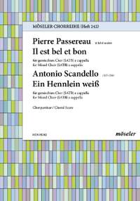 Passereau, Pierre / Scandello, Antonio: He is nice and good / A little white hen 242