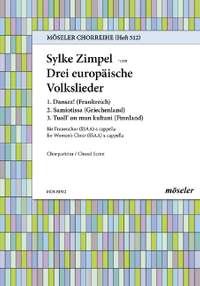 Zimpel, Sylke: Three European folksongs 512