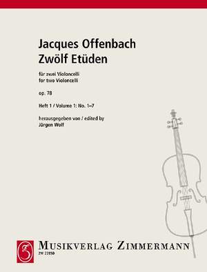 Offenbach, Jacques: Twelve Etudes op. 78