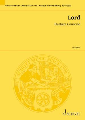 Lord, Jon: Durham Concerto