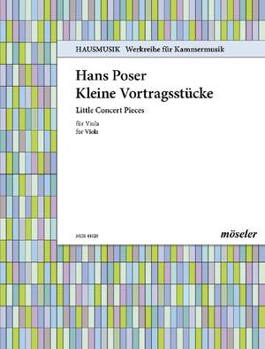 Poser, Hans: Kleine Vortragsstücke 20