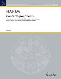 Hakim, Naji: Concerto pour txistu