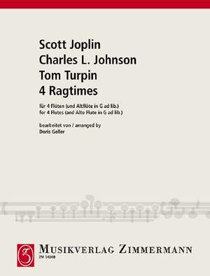 Johnson, Charles L. / Joplin, Scott / Turpin, Tom: 4 Ragtimes
