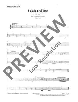 Ligeti, György: Ballade und Tanz