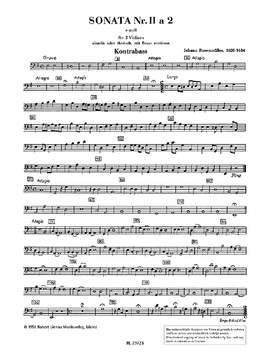 Rosenmueller, Johann: Sonata No. 2 E minor a 2 