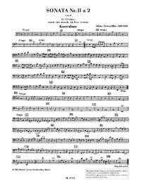 Rosenmueller, Johann: Sonata No. 2 E minor a 2 