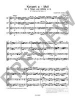 Boismortier, Joseph Bodin de: Concerto A minor Product Image