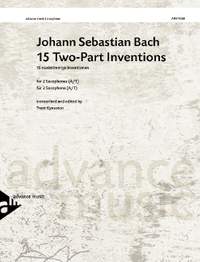 Bach, Johann Sebastian: 15 Two-Part Inventions