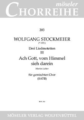 Stockmeier, Wolfgang: Three song motets 203 Wk 272