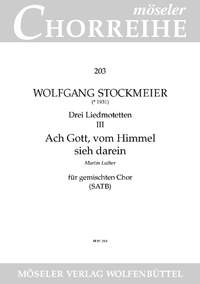 Stockmeier, Wolfgang: Three song motets 203 Wk 272