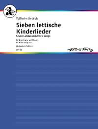 Rettich, Wilhelm: Seven Latvian children’s songs op. 65