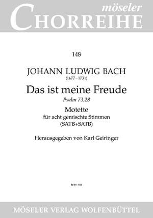 Bach, Johann Ludwig: For me it is good 148