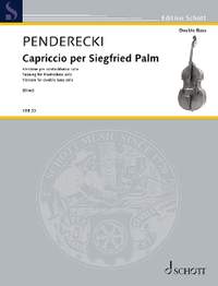 Penderecki, Krzysztof: Capriccio per Siegfried Palm