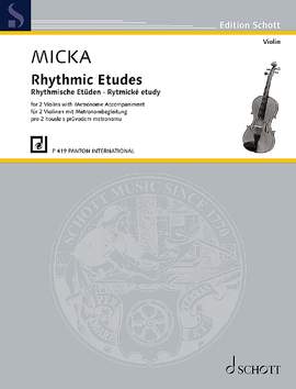 Micka, Josef: Rhythmische Etüden