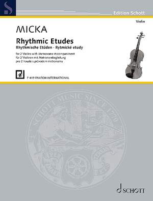 Micka, Josef: Rhythmische Etüden