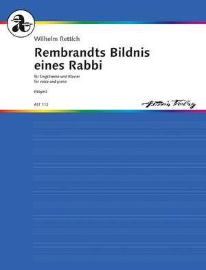 Rettich, Wilhelm: Rembrandt's portrait of a Rabbi op. 52 A