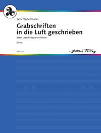 Nadelmann, Leo: Grabschriften in die Luft geschrieben
