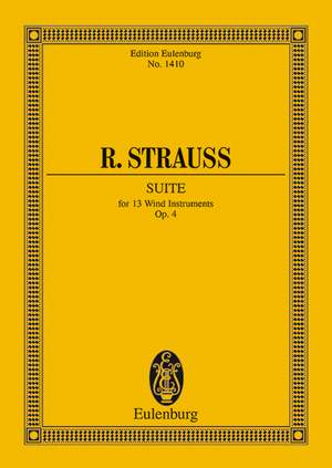 Strauss, Richard: Suite Bb major op. 4 TrV 132