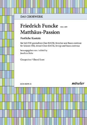 Funcke, Friedrich: St Matthew Passion 78/79