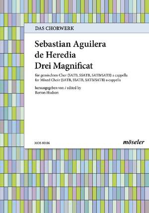 Aguilera de Heredia, Sebastian: Three magnificats 106