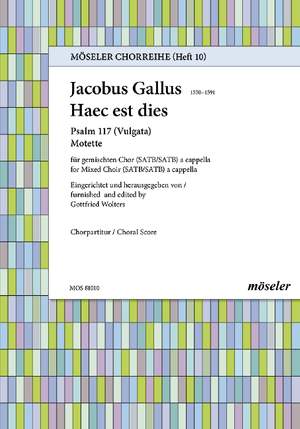 Gallus, Jacobus: This is the day 10