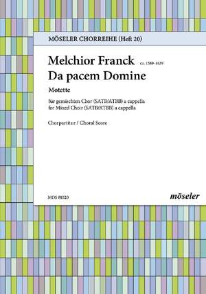 Franck, Melchior: Give peace, Lord, in our time 20